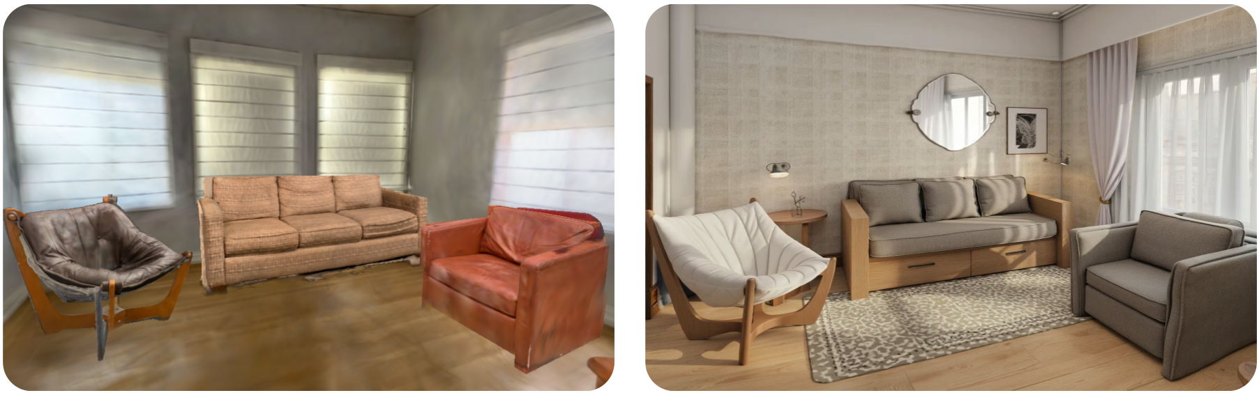 Magic Camera indoor scene example.